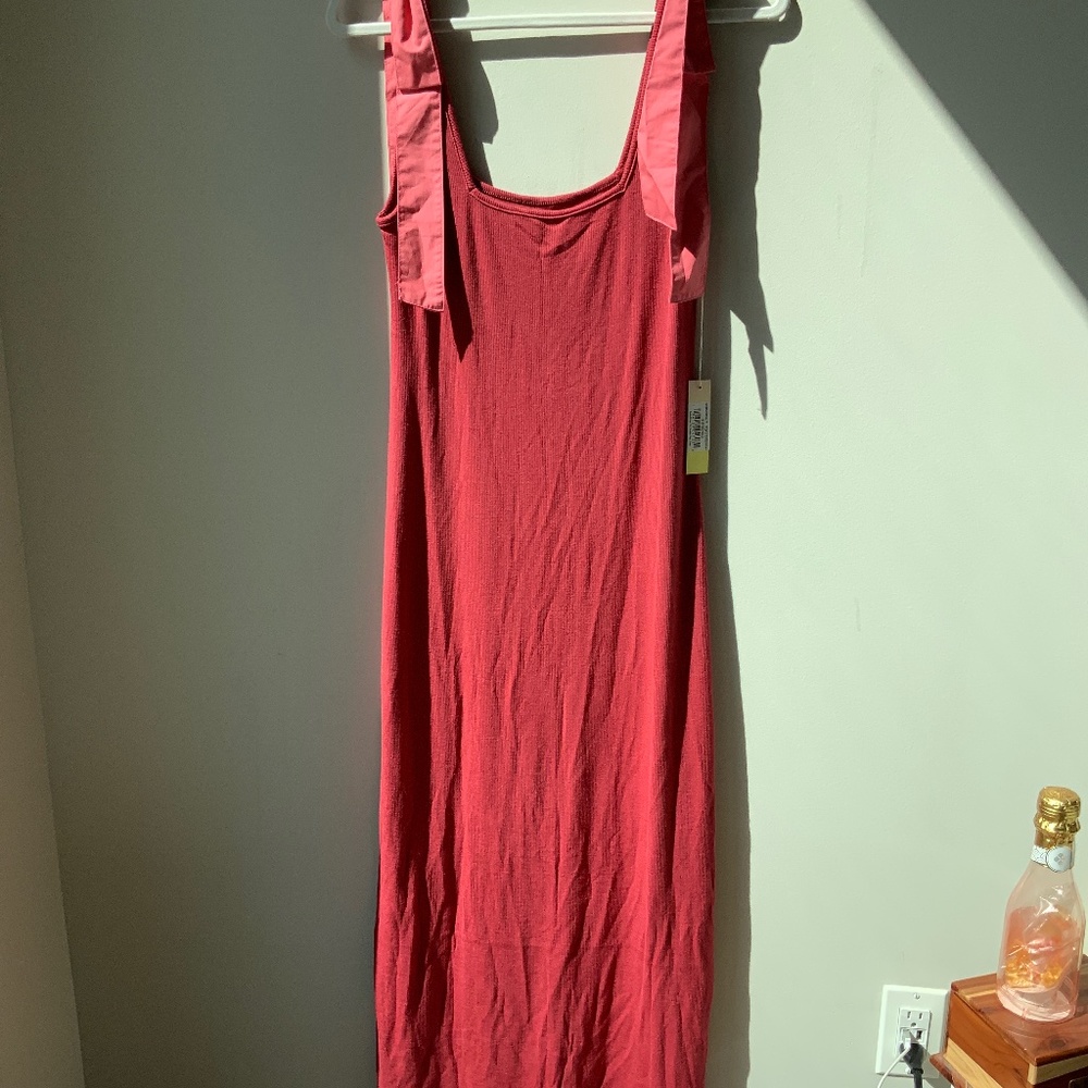 NWT Summersalt Softest Rib Tied Maxi Dress (size Large)